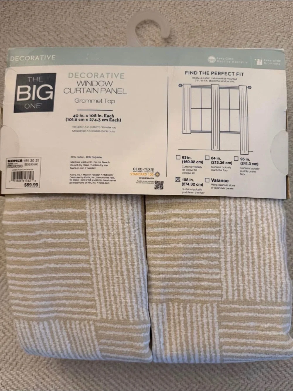 The Big One neutral striped